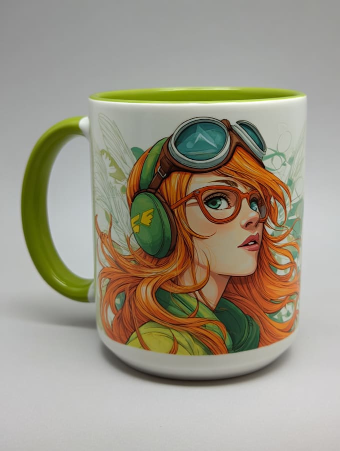 create trendy coffee mug design for your pod business