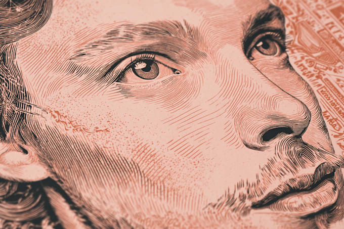 create a portrait print linocut