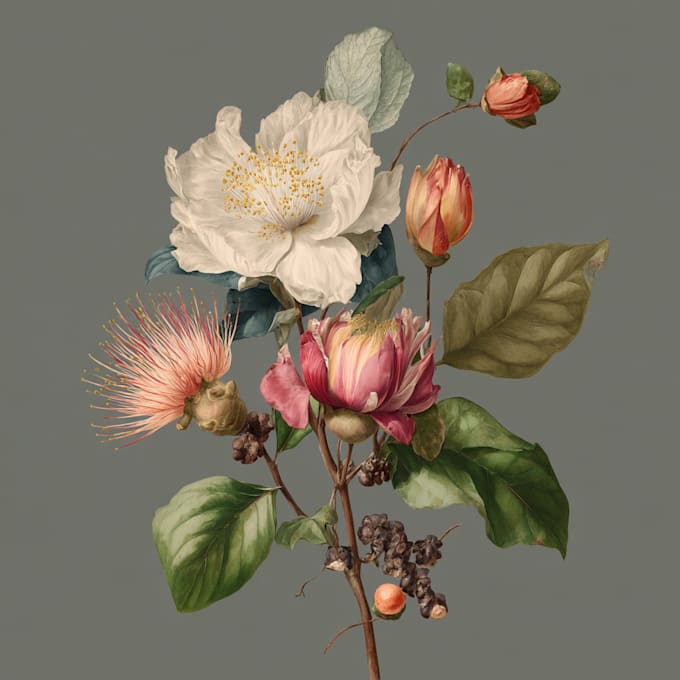 make botanical product illustration