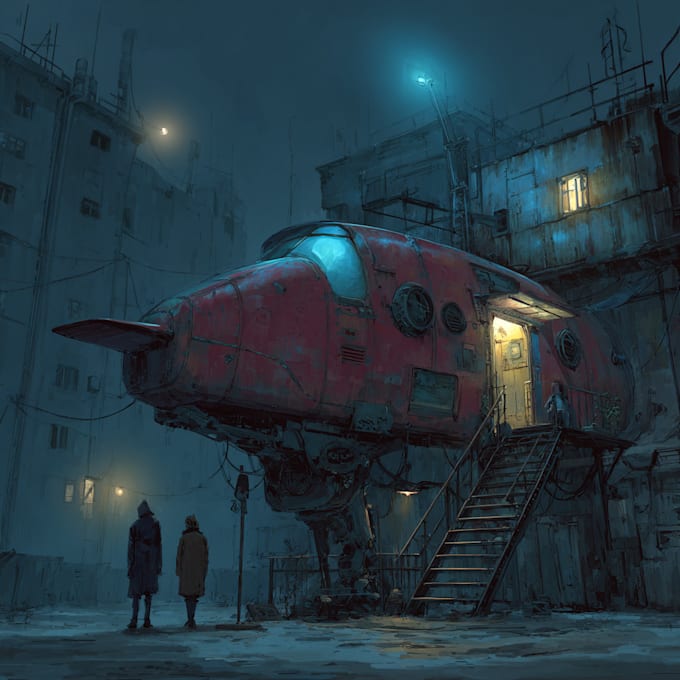 sci fi illustration and sci fi art