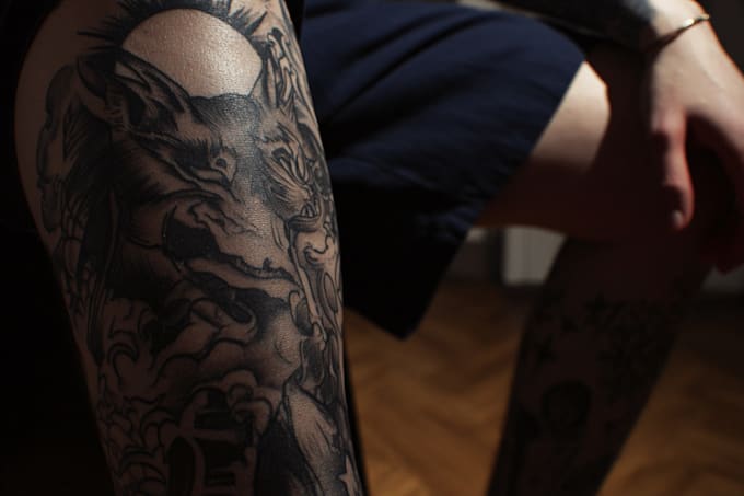 create celtic, nordic,runes tattoo vector stencil design