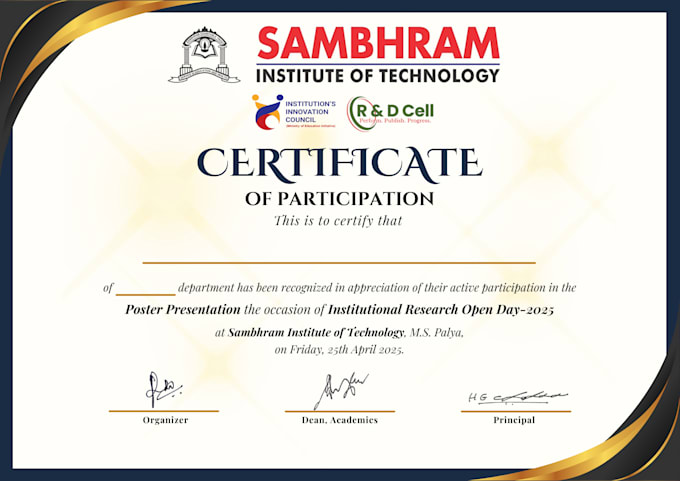 design and email personalized e certificates in bulk to participants