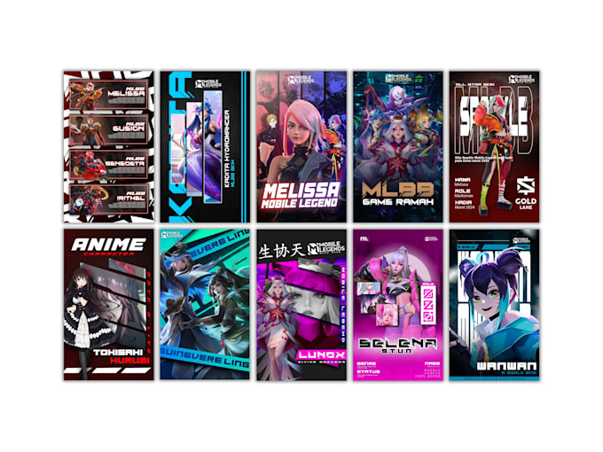 Create 2d anime, game poster or tournament posters by Fiansaputra100