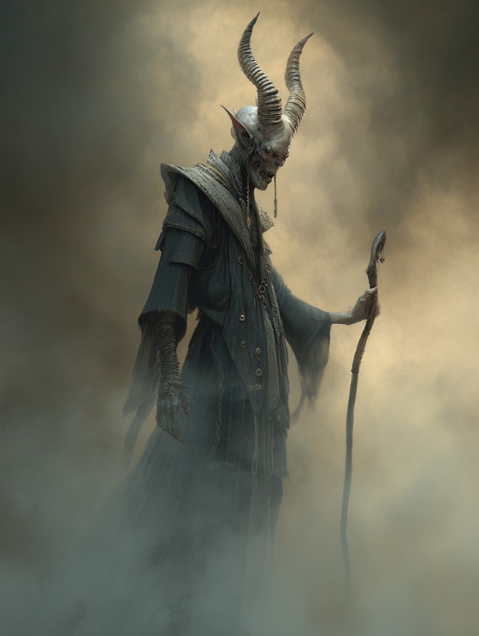 make a stunning horror character art