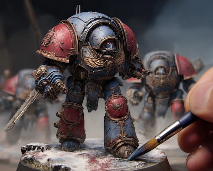 paint your miniature warhammer, 40k, aos and more
