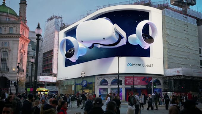 do create 3d billboard animation anamorphic animation billboard design 3d model