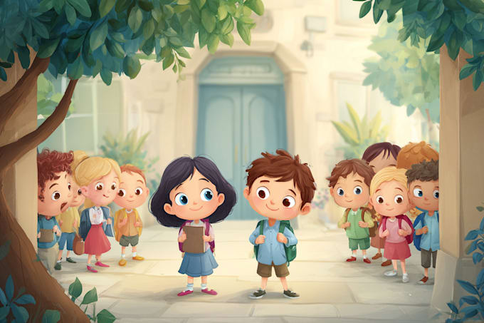 do illustration children story book illustration