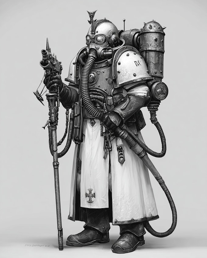 paint custom miniatures, warhammer 40k, anime