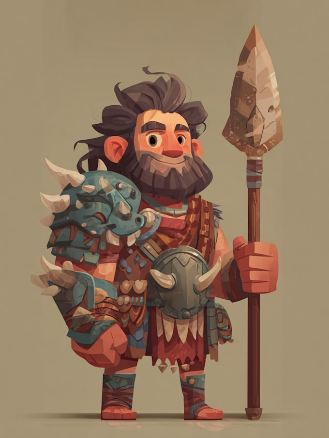 create simple 2d game characters