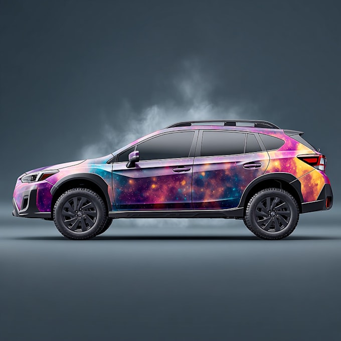 do itasha car wrap design, racing car wrap, car wrap design