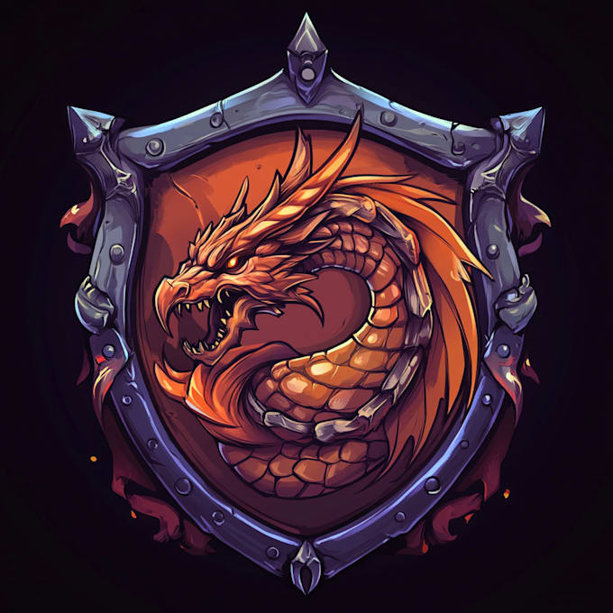 create a fantasy, rpg, nft or sci fi game logo template