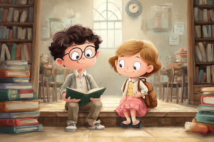 draw children book illustration