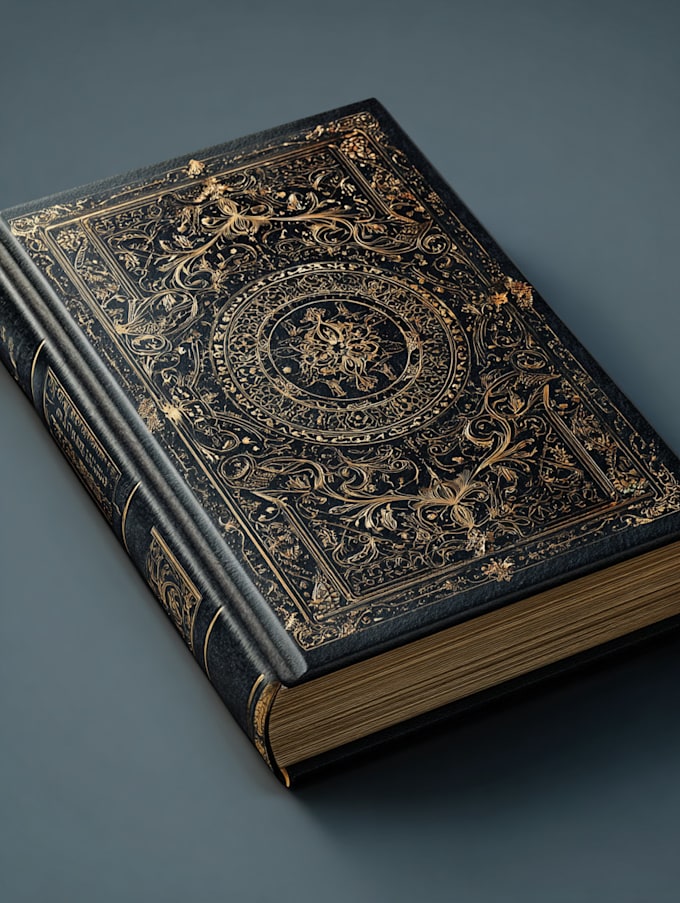 do book interior design layout and book cover for paperback