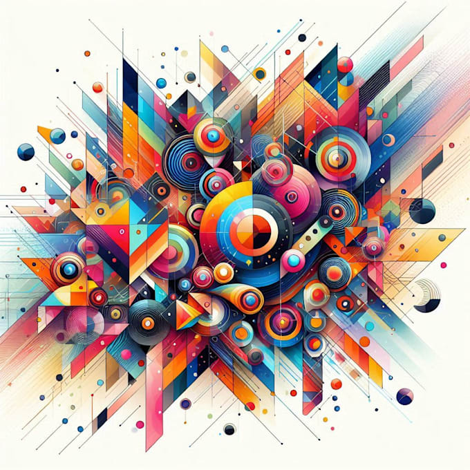 create an breathtaking abstract art for you