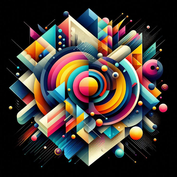 do a unique abstract art for you