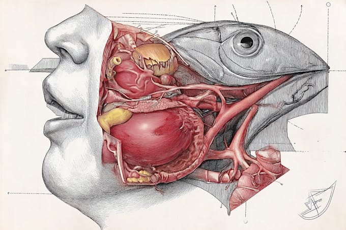draw detailed medical illustrations