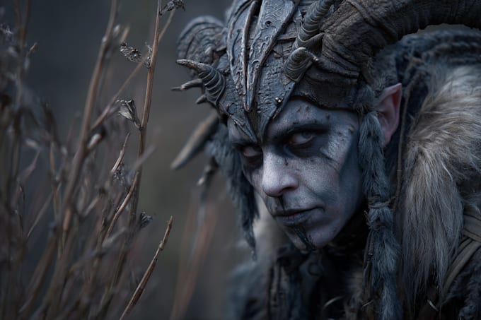 do scary fantasy horror character