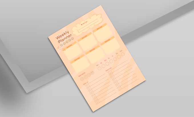 design daily, weekly, monthly planners for amazon KDP
