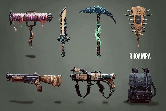 design your fantasy and dnd weapons
