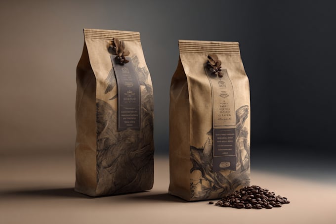 do coffee packaging, coffee bag, label design