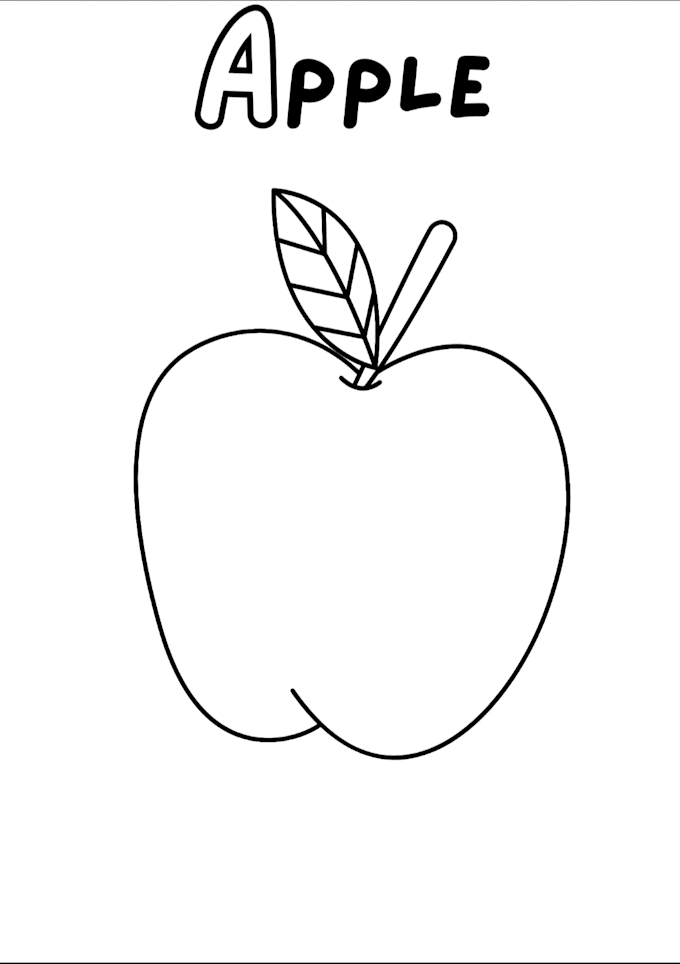 made a colouring book for kids
