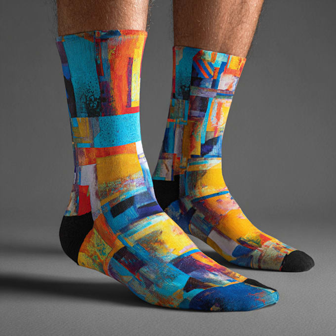 design custom and unique socks design