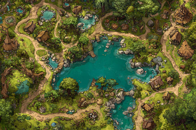 make a fantasy map for your dnd game