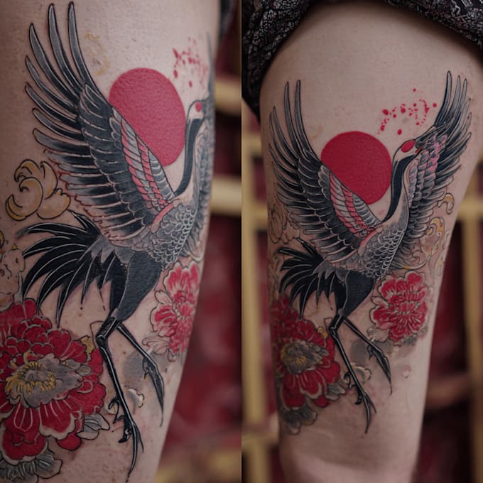 draw japanese traditional tattoo design