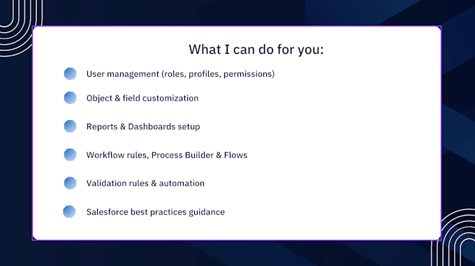 be your professional salesforce administrator