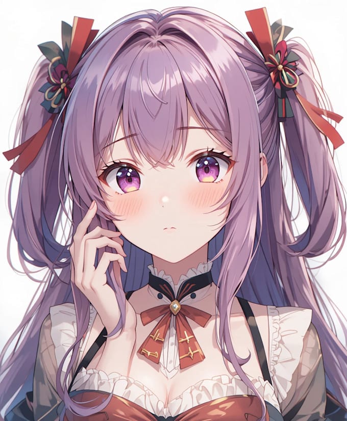 draw a anime portrait character