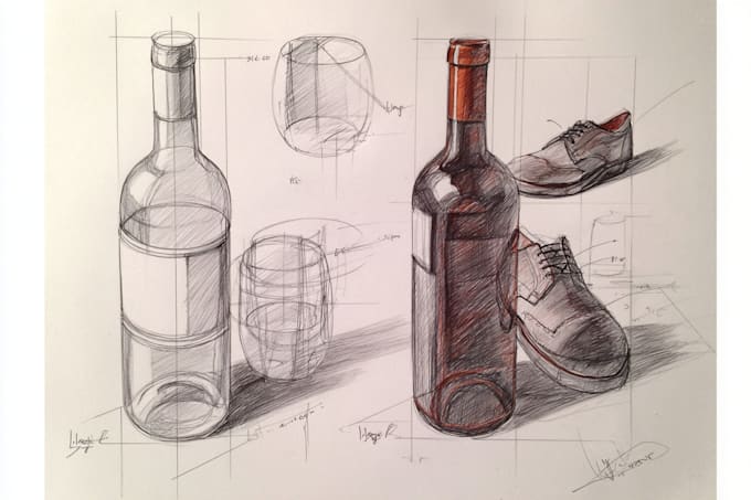 develop industrial and product design concept by sketches