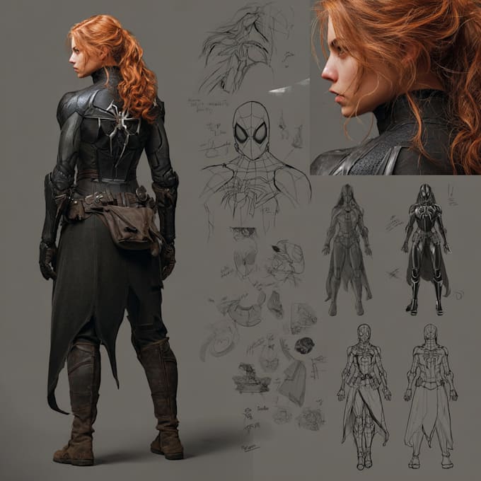 draw a any super hero character