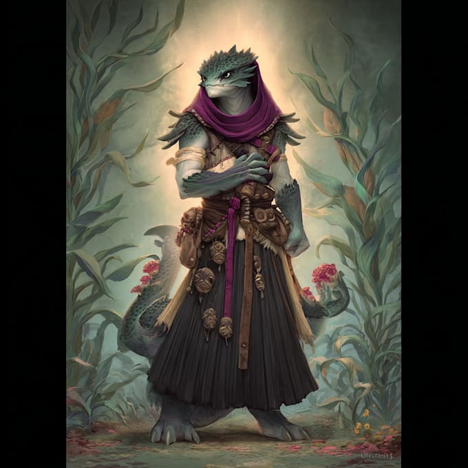 illustrate any art, characters and creatures
