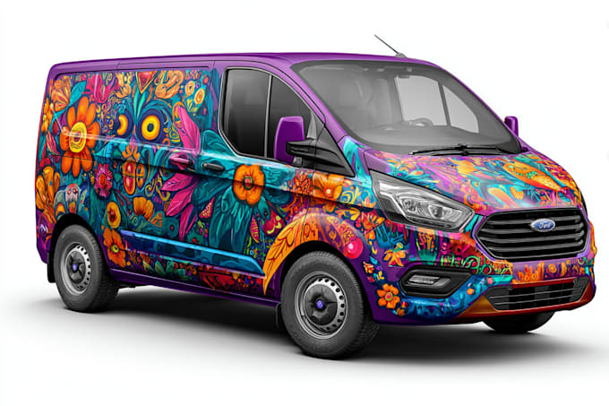 make awesome car wrap design or racing car wrap