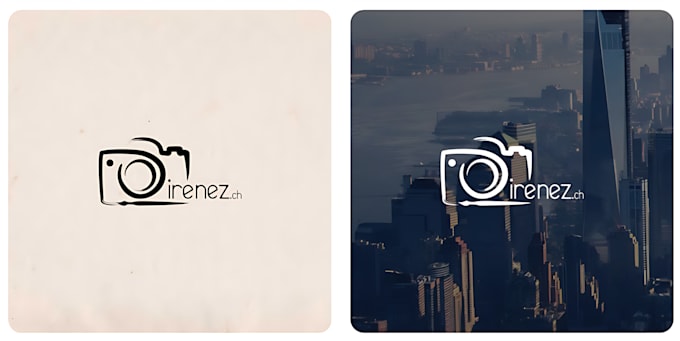 design camera photographer drone camera and photography logo