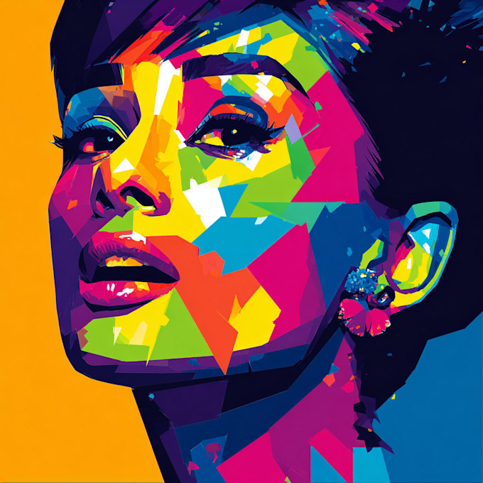 make a beautiful wpap pop art portrait