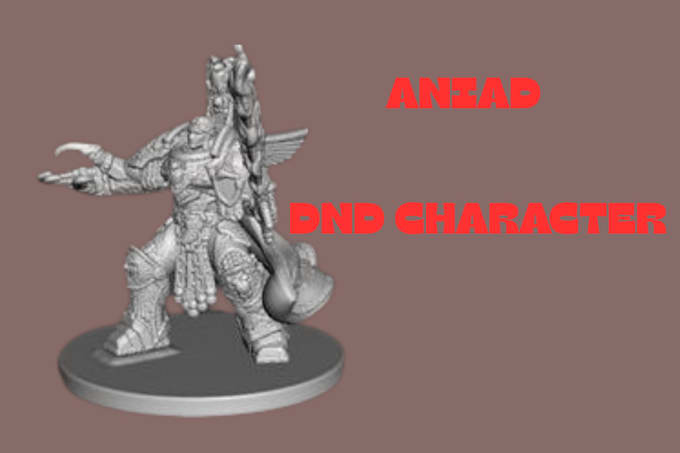 Sculpt custom 3d dnd character minis, tabletop rpg models, stl for ...