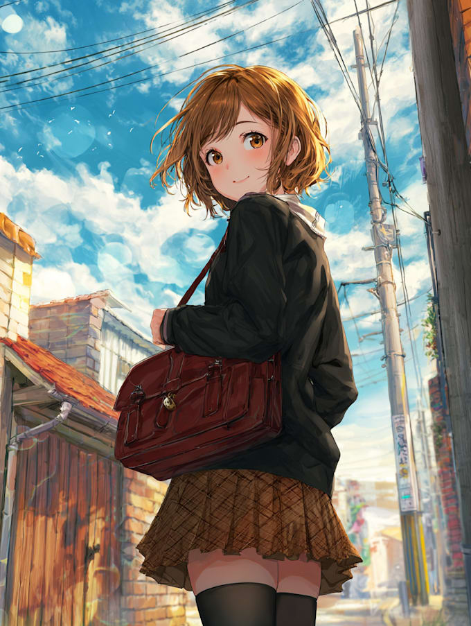 draw your character in anime style