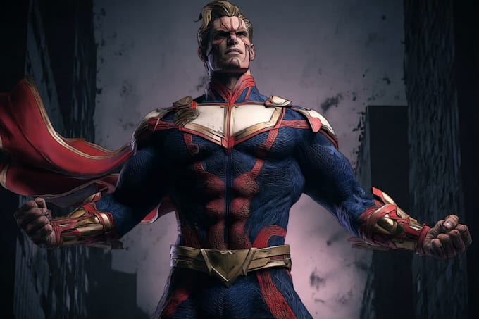draw you a superhero character