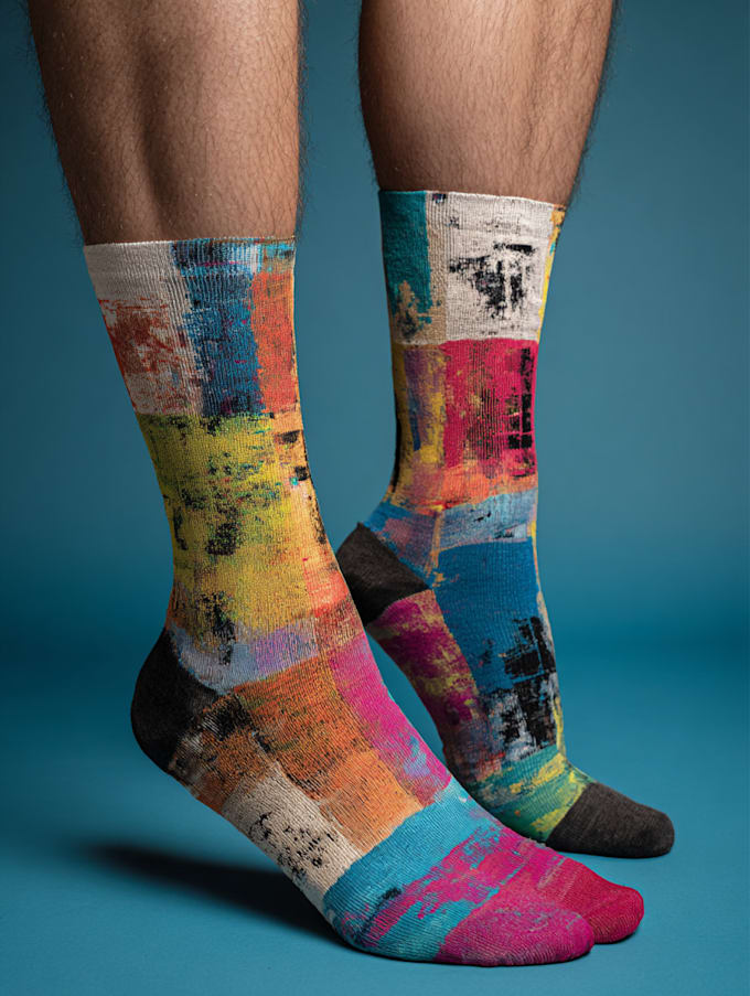 unique socks design creative socks pattern for your brand