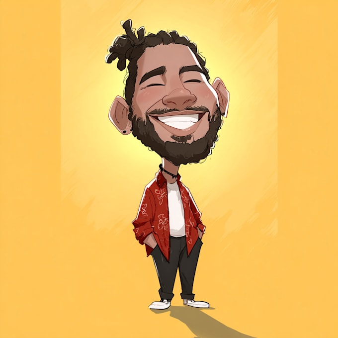 make cartoon caricature, avatar
