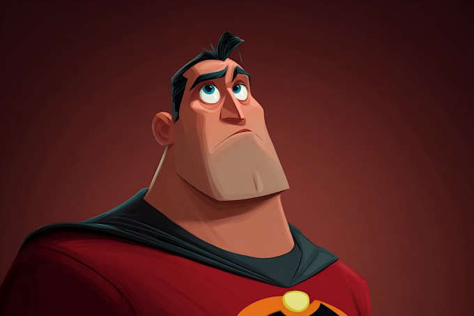 draw superhero character for you