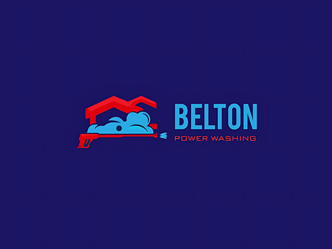 create cleaning, power washing and pressure washing logo