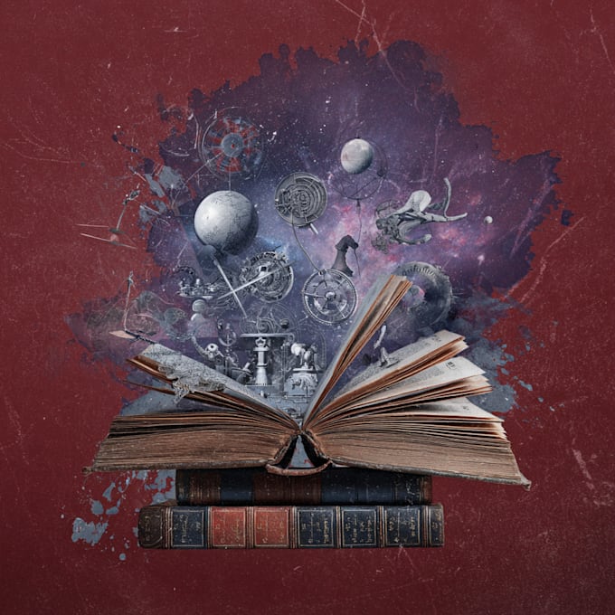 create an book cover design, book cover design