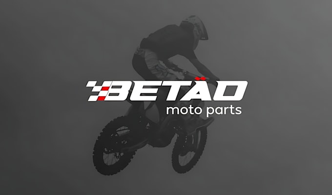 create motorcycle garage logo illustration design