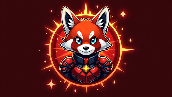 make an amazing red panda logo design in 12 hours