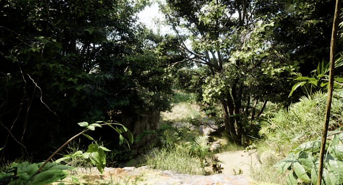 dreate 3d game environment open world map unity unreal engine level design asset