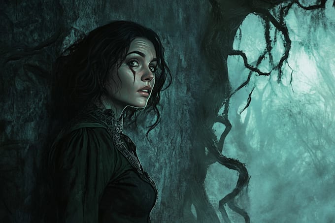 draw horror character illustration