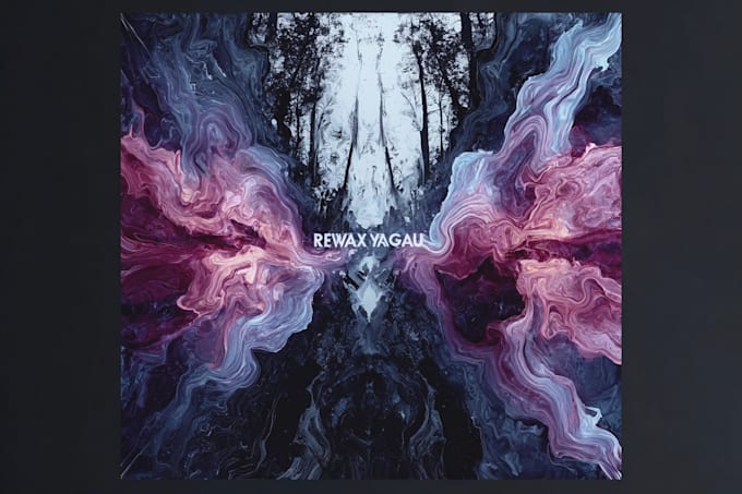 design and animate abstract album cover art