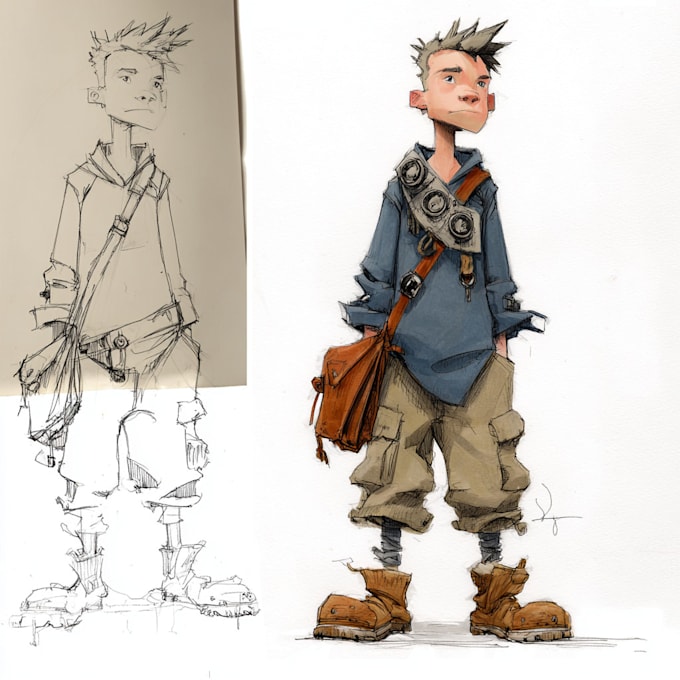 do a charcter of comic or design your comic character